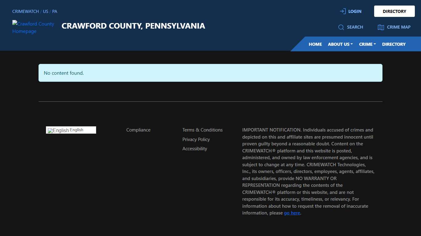 Arrests for Crawford County, Pennsylvania | CRIMEWATCH